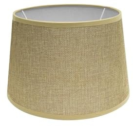 Pantalla - pantalla conica abierta en color beis, dimensiones 25x20x15 cm, ideal para lámparas E27, aporta calidez y estilo a cualquier espacio.
