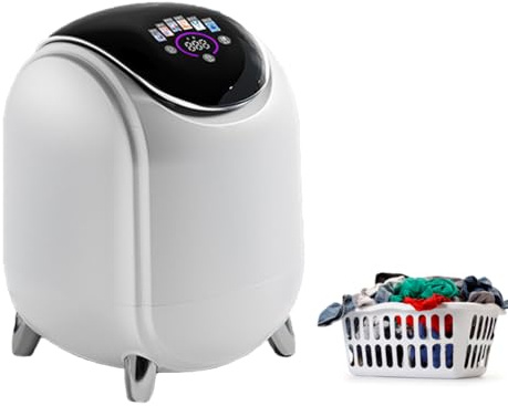 Jiayiyoux Underwear Washing Machine, Portable Washer & Spin Dryer Combo, 6L Compact Dryer, Laundry Washer, Deep Cleans Small Clothes for Home