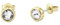 Ted Baker Sinaa Glitzer Ohrstecker, Ohrringe (Goldfarben/Kristall)