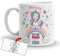Kembilove Taza Personalizada Unicornios – Tazas Desayuno Unicornios para niñas con Frases Divertidas y Motivadoras – Regalo Original Personalizado de Unicornio Arcoíris Taza Cerámica
