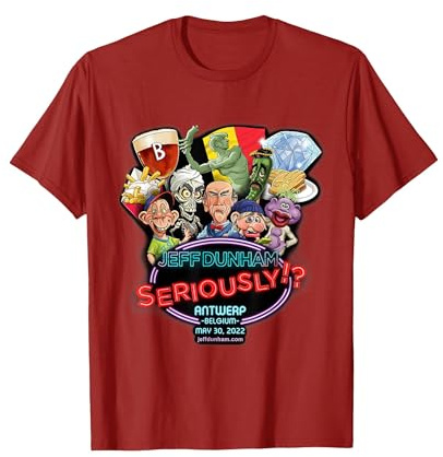 Jeff Dunham Antwerp, Belgium (2022) T-Shirt