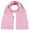 modAS Unisex Bretonischer Schal mit Streifen und uni verschieden Farben - Herrenschal Damenschal Kinderschal 20x160 cm in Rosa