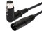 Oluote 3 Poliges XLR Stecker Buchse 90 Grad Rechtwinkliges Mikrofon Audio Verlängerungskabel (10M)