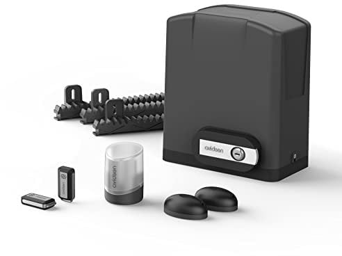 Avidsen 114461 Motorización conectada para Puerta corredera, de 3 a 8 m, hasta 500 kg-Orea Connect, Negro