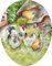 Nestler XXL Osterei zum Befüllen Größe 35 cm Motiv - Landleben - Handgemachte Eier aus Pappe - EIN liebevolles Ostergeschenk