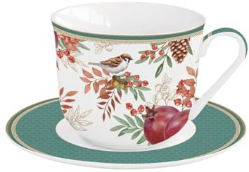 Easy Life COFFRET DEJEUNER 40CL EN PORCELAINE AUTUMN SYMPHONY