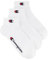 Champion Basics 3pk Quarter Socks Chaussettes, Blanc, 39-42 (Lot de 3) Mixte