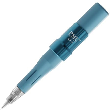 PMU K7 - Máquina de tatuaje con cartuchos para maquillaje semipermanente para labios, cejas, delineador, color azul