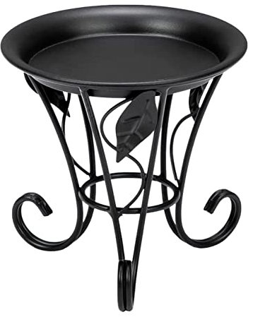 Blumenständer Pflanzenregal Blumenregal Malen Eisen Pflanzenständer Metall Blumentopfhalter Topfpflanzenständer Heimdekoration Pflanzenständer Blumentreppe ( Color : Nero , Size : 13.5*13.5*13cm )