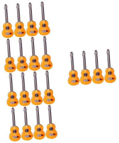 ibasenice 20 STK Puppenhaus Gitarre deko Gitarren deko Musikinstrumentenmodell kleines Klassische Gitarre akustische Gitarre vorgeben, Gitarre zu Spielen Simulation Musikinstrument Ob11