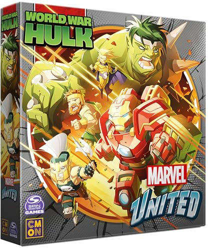 Marvel United: World War Hulk Expansion – Tabletop Miniatures Strategiespiel, kooperatives Superheldenspiel für Kinder und Erwachsene, ab 14 Jahren, 1–5 Spieler, 45 Minuten Spielzeit, hergestellt von