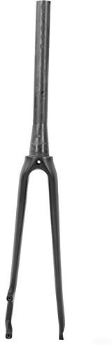 TYCIONG Forcella anteriore in fibra di carbonio, 3 K, opaca, bici da corsa, freno a disco, tubo superiore, tubo conico, sgancio rapido, #911