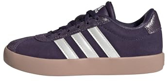 adidas Unisex Kids VL Court 3.0 Shoes Kids, Aurora Plum/Zero Metalic/Pink Gum, 11.5 UK Child