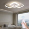 ANTENLICHT Plafoniera LED Soffitto Moderna 40W Dimmerabile con Telecomando 2700-6500K, Funzione di Memoria, Lampada da Soffitto per Soggiorno, Camera da Letto, Sala da Pranzo, Bianco 50x50x5cm