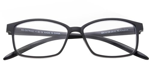 SKYWAY Blaulicht Brille Herren TR90-Rahmen Leichte Blaufilter Brille Damen Computer Gaming Brille Anti-Augenermüdung UV Schutz (Schwarz)