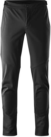 Gonso Adventure Pants Softshell M, Lange Herren Fahrradhose, G-Shell Warm für optimale Wärmeisolierung, Wasserabweisend, Winddicht, Etwas weitere Passform