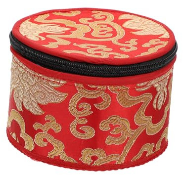 VICASKY Klangschalen Aufbewahrungstasche Weiche Langlebige Tragetasche für Meditation und Yoga mit Reißverschluss Luxuriöse Verarbeitung für Volle Mond Klangschalen