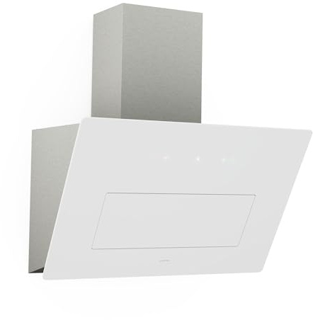 KLARSTEIN SleekAir Cooker Hood - 60cm, 717 m³/h Air Flow, A++ Energy Efficiency, Touch Control, Dual Ventilation, LED Lighting 2700-6500K, Quiet Eco Home Function, White