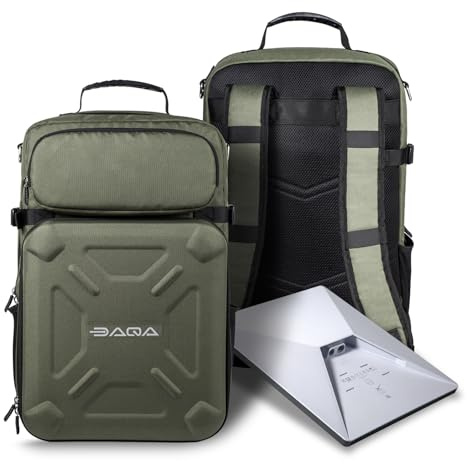 Daqa Starlink Mini Backpack with Padded Storage, Capacity Star Link Mini Case Holder, Travel Camping Bag for Starlink Accessories, Large