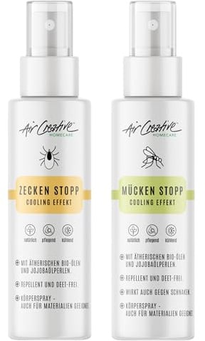 Insektenschutz Set DEET-frei – Mückenspray & Zeckenspray – Outdoor & Reise – für Kinder & Familie – 2x100ml