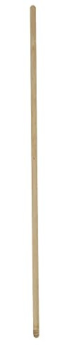 VERDELOOK Manico per Scope in Legno con innesto a Vite, 130 cm, per Pulizia Interni