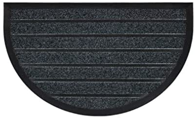 Tapis Déco Weicher, Innenläufer Halbmond, 45 x 75 cm, PVC, Schaber Marco Grau