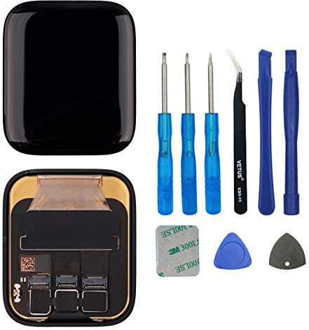 SWARK LCD Display Kompatibel mit Watch Series 5 44mm (5th Generation) GPS+Cellular/GPS LCD Screen And Digitizer Assembly +Tools