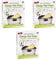 Deep-Fat Fixer 3 Packs of 2 - Solidifies 18 litres of Used Cooking Oil - BIN IT Don't Block IT