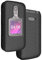 Nakedcellphone Schutzhülle für MyFlip-2 Handy, [Schwarz] Schutzhülle zum Aufstecken [Gitterstruktur] für Alcatel MyFlip 2 Phone (A406DL), TCL My Flip 2
