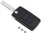 Be In Your Mind Boîtier de clé télécommande pliable à 3 boutons HU83 - Type CE0523 - Compatible avec Scudo Berlingo Dispatch