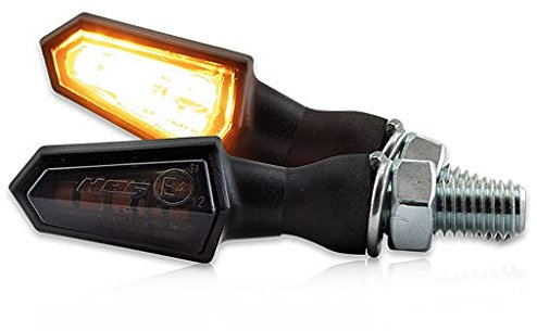 SMD-Blinker Pike, schwarz, getönt, E-geprüft universal