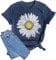 Sunflower Shirts Women Flower Graphic T-Shirts Inspirational Tees Casual Faith Shirt Short Sleeve Tops