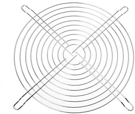 Oikabio Fingerschutz Kühlergrill für Computergehäuse, aus Metall, 200 mm