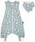 Alvi Sommer-Schlafsack mit Füßen/Sleep-Overall Light/Jumper + GRATIS Halstuch - Zootiere - Gr. 110 cm