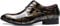 Chaussure Homme Derby Oxford Homme Classique Brogues Casual Mariage Chaussures Dressing Lacets Cuir Vernis 1012 Doré Taille 44