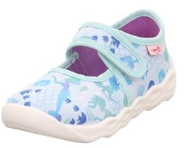 Superfit Mädchen Bubble Hausschuhe, Hellblau 8400, 26 EU Weit