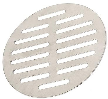 METALLIXITY Tapa Redonda para Desagüe suelo (5) 1 Unidad, Rejilla Acero Inoxidable para Desagüe Ducha para Reparación Muebles, Baño, Cocina, Tono Plateado