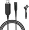 Vicloon Braun Rasierer Serie, 12V Shaver Ladekabel Mit kleinem Pinsel, Rasierer Ladegerät Beard Trimmer Netzteil Ladegerät Epilierer Charger Compatible für Braun1~9-Serie, C-Serie, Z-Serie