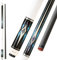 KONLLEN KL-NJ Laser Series Pool-Queue aus Kohlefaser, wickellos, professionelle Queues, Vollcarbon-Technologie, geringe Durchbiegung, 12,2 mm, 147 cm, Uni-Loc-Stift