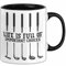 Golf Tasse Geschenk Für Golf-Spieler Geschenkidee Life Is Full Of Important Choices Kaffee-Becher (Schwarz)