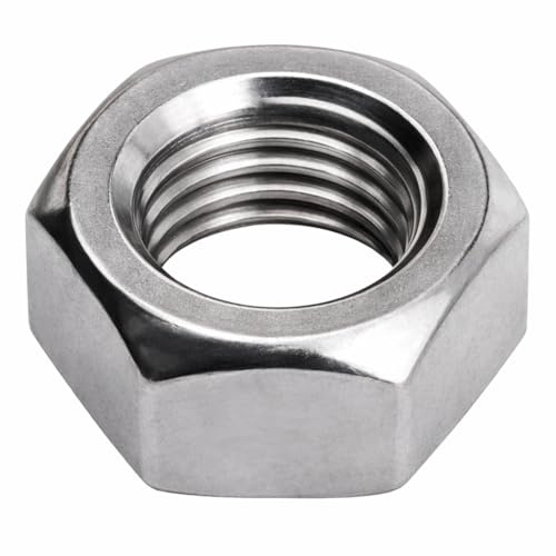 Sechskantmuttern M6 (DIN 934) | Edelstahl A2 V2A Inox rostfrei | Standard Sechskant Mutter | 500 Stück