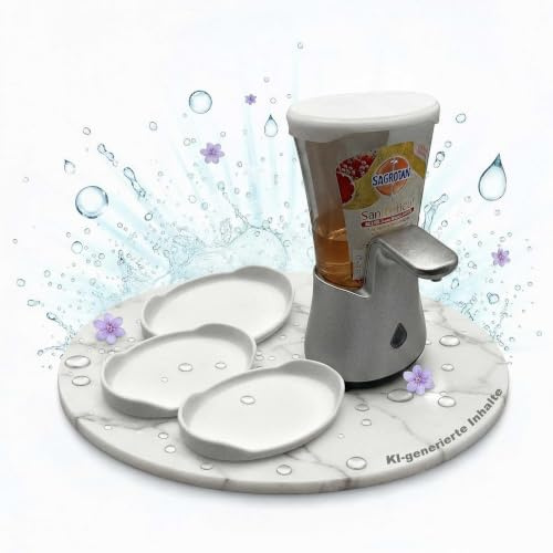 3 Stück Deckel passend für Sagrotan No Touch Seifenspender Weiß - Verschluss Kappe Nachfüller - Made by R-Satz Shop