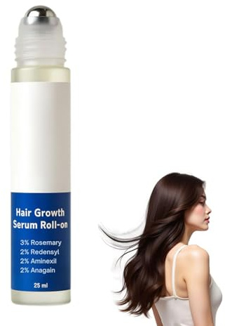 Hair Growth Serum, Hair Growth Serum Roll On, Natürliches Verdickendes Und Stärkendes Shampoo Mit Hydrolysiertem Keratin Gegen Dünner Werdendes Haar Und Haarausfall(1)