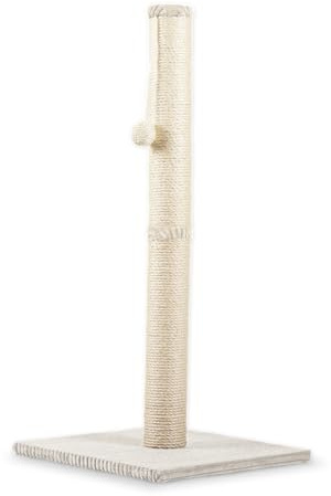 Rohrschneider Katzenbaum mit Sisalstamm, Spielkugel, Beige, MDF und Sisal, 40x40x87 cm, Freistehend, für Kratzen und Spielen (Beige)