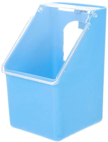 Hemobllo Plastic Pigeon Feeding Box with Large Capacity and Convenient to Clean, Suitable for Hanging the Cage in Pet Shops, Multifunctional Pigeon Trough Feeder for Pet Birds