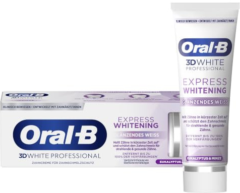 Oral-B 3D White Professional Express Whitening Zahnpasta, 75 ml