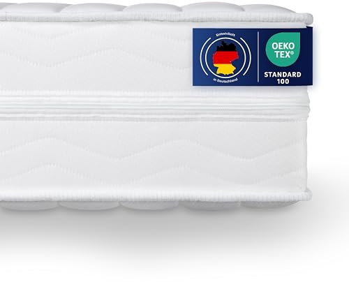 Träumegut24 HydroCell 7-Zonen Matratze 160x200 cm | Härtegrad wählbar | Höhe 16cm | Ergonomische Kaltschaummatratze | Oeko-TEX® | (H3&H4, 160x200cm, 16cm)