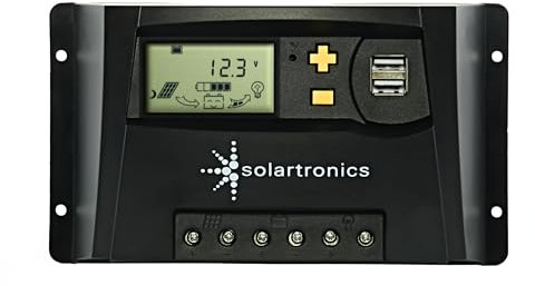 solartronics - Regulador de carga solar (30 A, 12 V/24 V), color amarillo