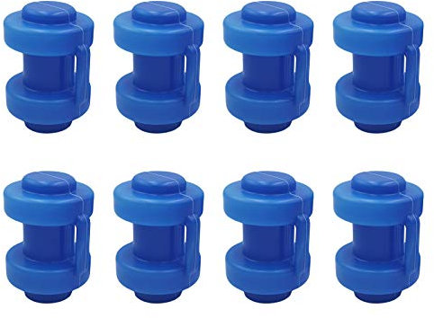 8 Stück Trampolin Endkappen Ø 25 mm Abschlusskappen für Netzstangen des Trampolins Kappen Sicherheitsnetz Ersatzteil Robust