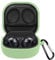 Cover per Samsung Galaxy Buds Fe 2023/Galaxy Buds 2 Pro 2022/Galaxy Buds 2/Galaxy Buds Live/Galaxy Buds PRO, Silicone Morbido Anti-Perdita Custodia,Supporta Ricarica Wireless,Verde Matcha